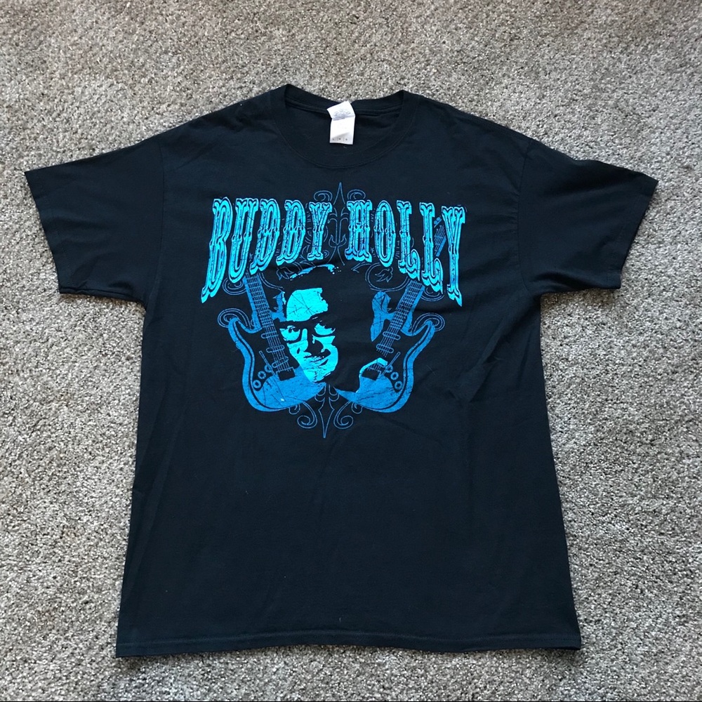 Buddy Holly T-Shirt - Black